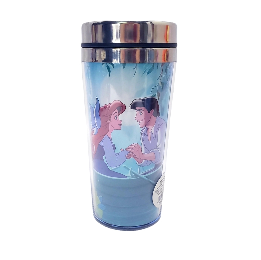 DISNEY THE LITTLE MERMAID 14.13 FL OZ TRAVEL MUG - NEW- INSULATED MUG WITH LID
